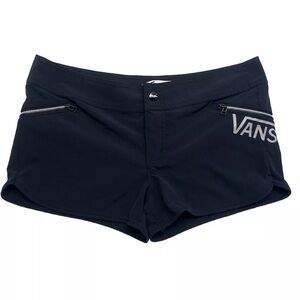 VANS Off The Wall Black Surf Swim Board Shorts with Pockets Women’s Size 7